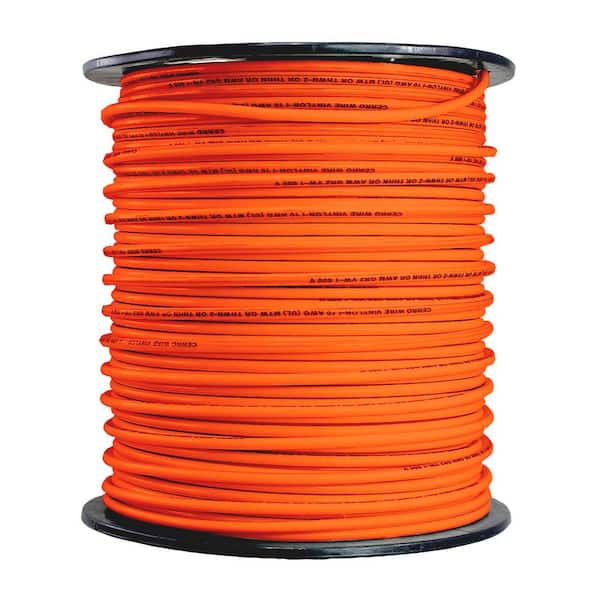 Cerrowire 100 ft. 10 Gauge Red Stranded Copper THHN Wire 112-3873C - The  Home Depot