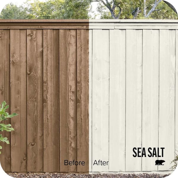 1 gal. #780C-1 Sea Salt Solid Color House and Fence Exterior Wood Stain