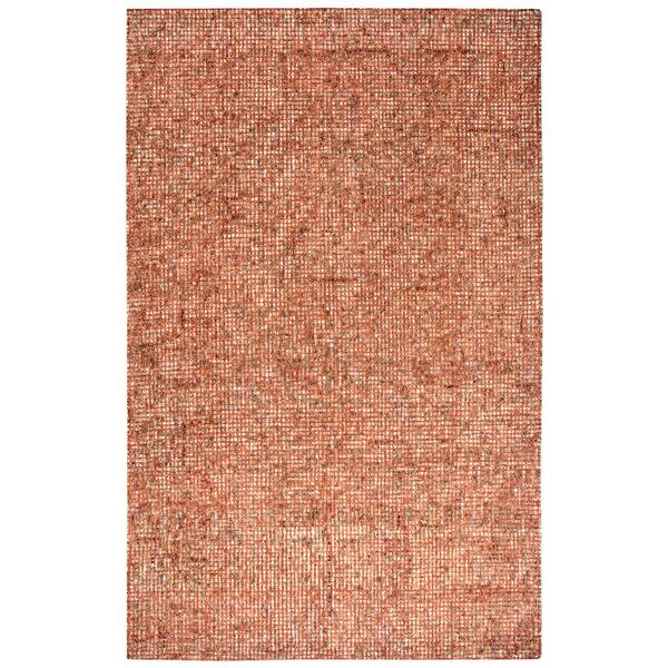 Unbranded Storm Red 10 ft. x 13 ft. Tweed Area Rug