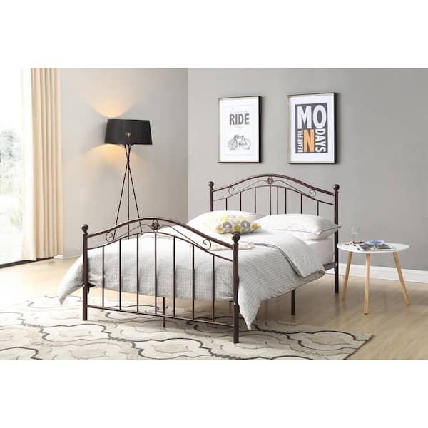 queen bed frame with head and foot board