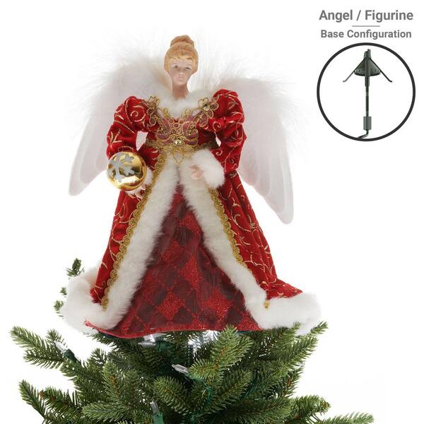 African American Girl Angel Santa Christmas Tree Topper Gift T-Shirt