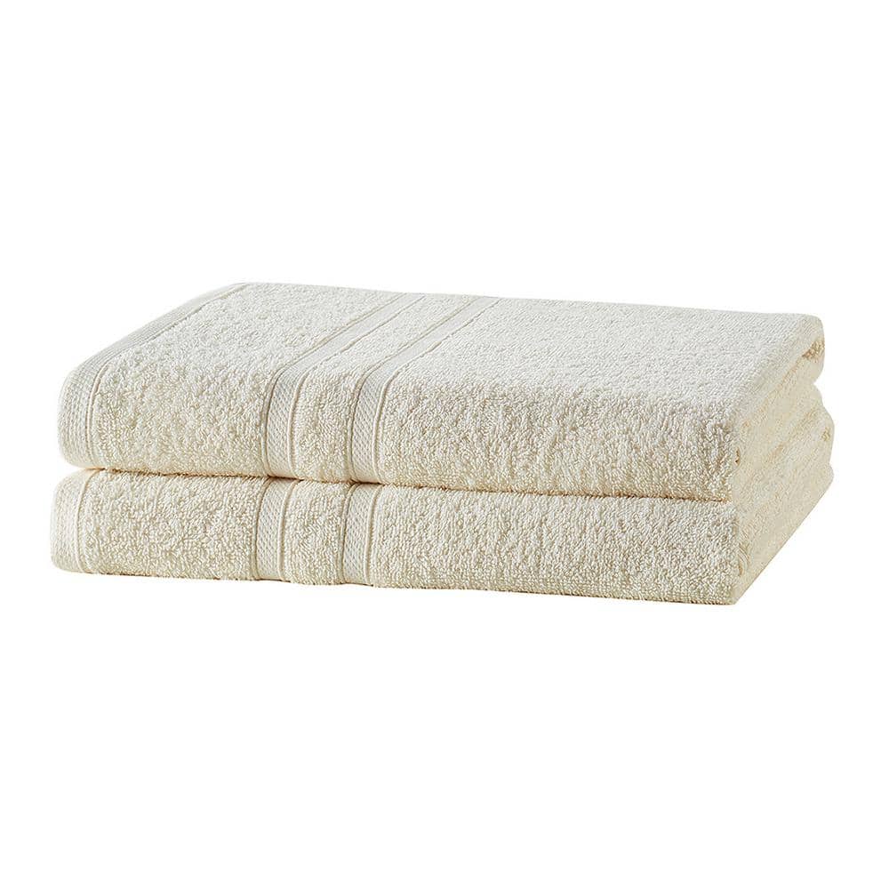 Clorox Bleach Friendly, Quick Dry, 100 Cotton Bath Towels (30 in. L x 52 in. W), Highly