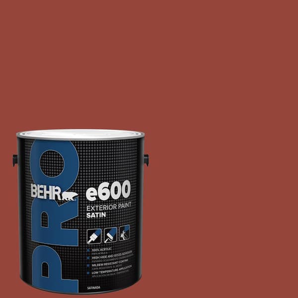 1 gal. #PPU2-17 Morocco Red Satin Enamel Exterior Paint