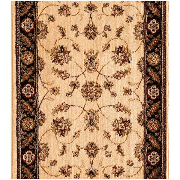 Natco Stratford Kazmir Ivory 26 in. x Your Choice Length Stair Runner Rug