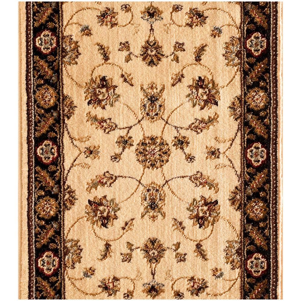 Natco Stratford Kazmir Ivory 33 In X Your Choice Length Stair Runner Rug 8265ibwr The