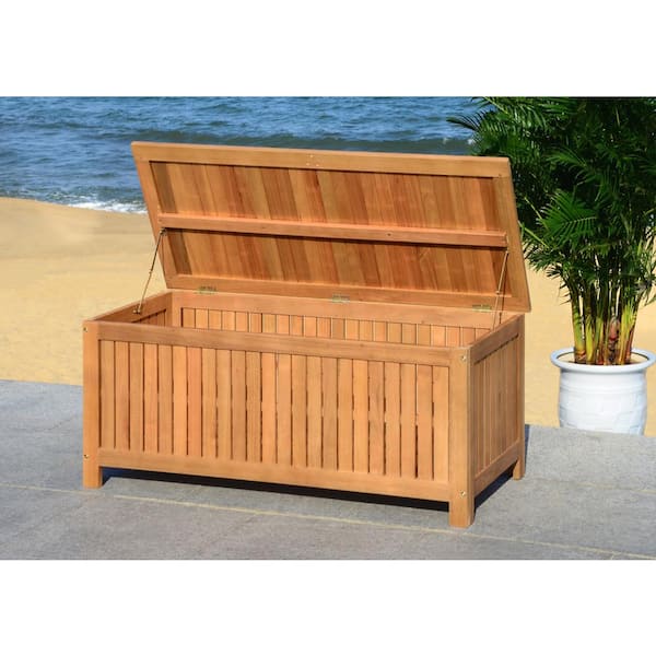 Abri 47.6 in. W x 19.6 in. D x 18.9 in. H Natural Outdoor Storage Chest