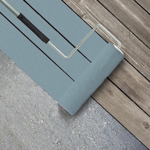 1 gal. #S470-3 Peaceful Blue Textured Low-Lustre Enamel Interior/Exterior Porch and Patio Anti-Slip Floor Paint