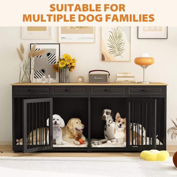 Multiple dog crate best sale