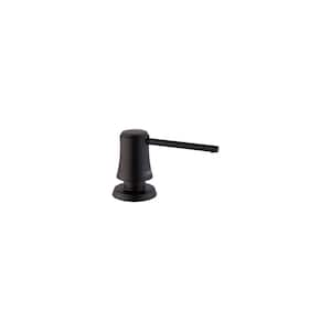 Joleena Deck Mount Matte Black Soap Dispenser