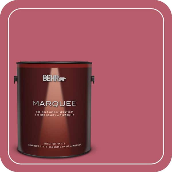 BEHR MARQUEE 1 gal. #MQ1-06 Sensuous One-Coat Hide Matte Interior Paint & Primer