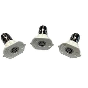 2.5 Orifice x 40 Degree Spray Nozzles for Pressure Washer Surface Cleaner (3-Pack)