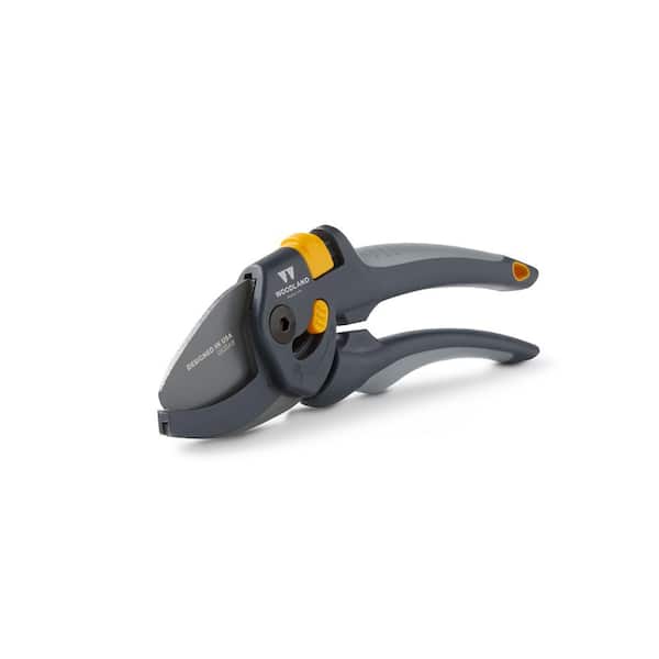 WOODLAND TOOLS 3.75 in. Heavy-Duty Adjustable Anvil Pruning Shears