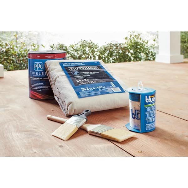 Everbilt - 6 Ft x 9 Ft Medium Duty Canvas Drop Cloth