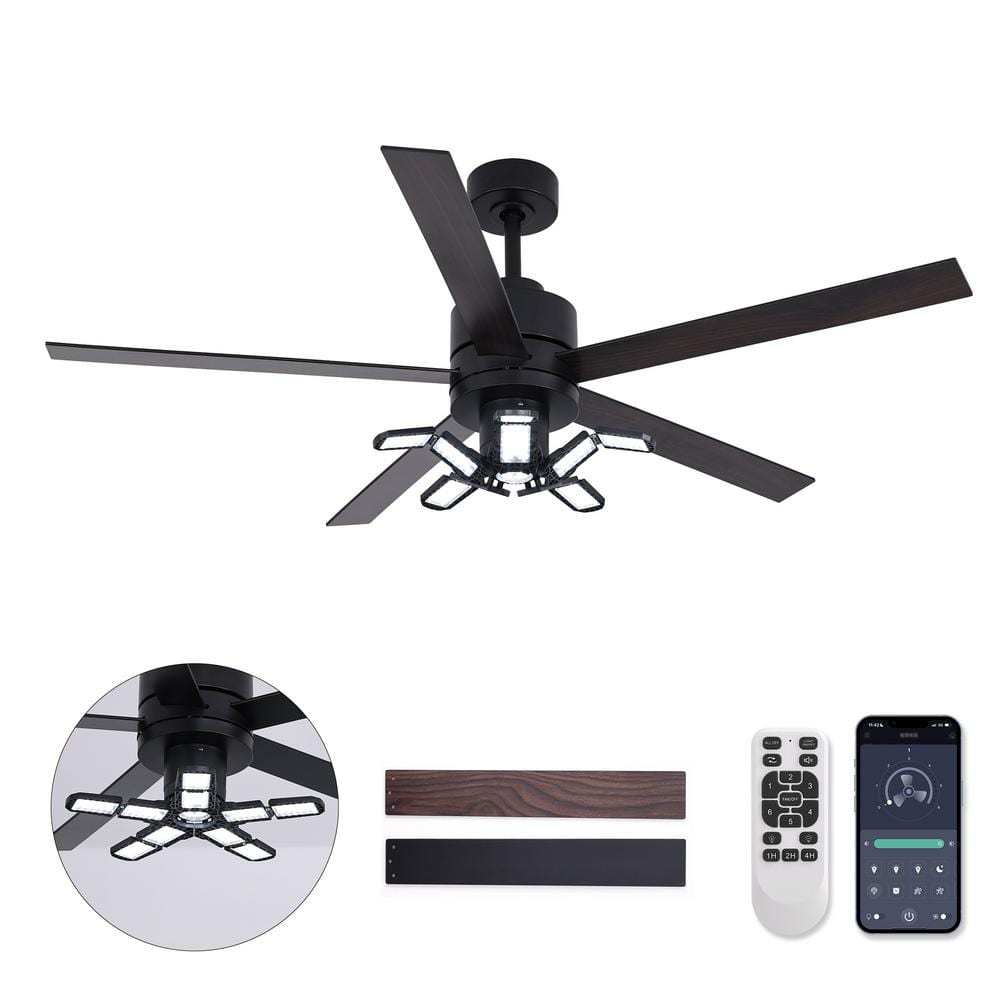 reviews-for-antoine-56-in-indoor-black-standard-ceiling-fan-with