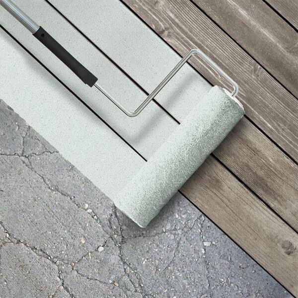 1 gal. #ICC-37 Beach Glass Textured Low-Lustre Enamel Interior/Exterior Porch and Patio Anti-Slip Floor Paint