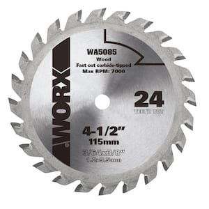 4-1/2 in. 24T Compact Circular Saw Blade