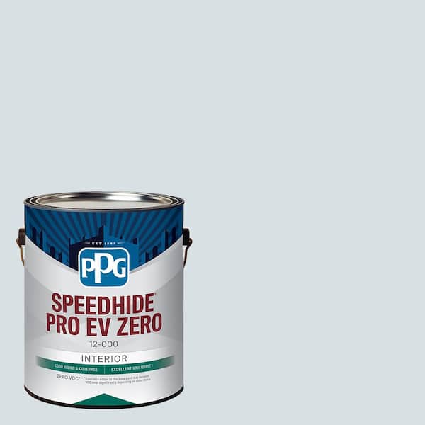 SPEEDHIDE Pro-EV Zero 1 gal. PPG1153-3 Blue Smoke Flat Interior Paint