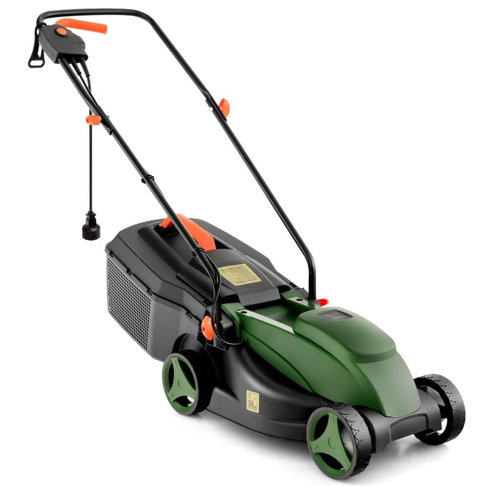 10 AMP 13 in. Corded Electric Lawn Mower with 25 L Collection Box Foldable Handle and Dual Safety price history on PriceWatchPro