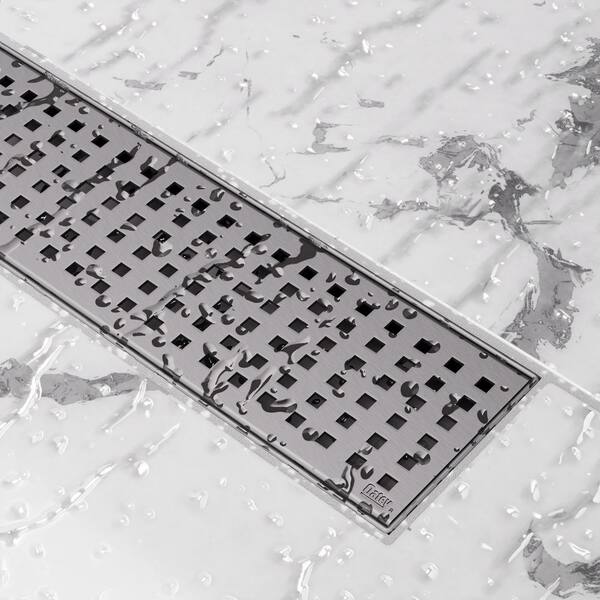 Oatey Designline Shower Drain Linear 24 in. D x 2.68 in. H