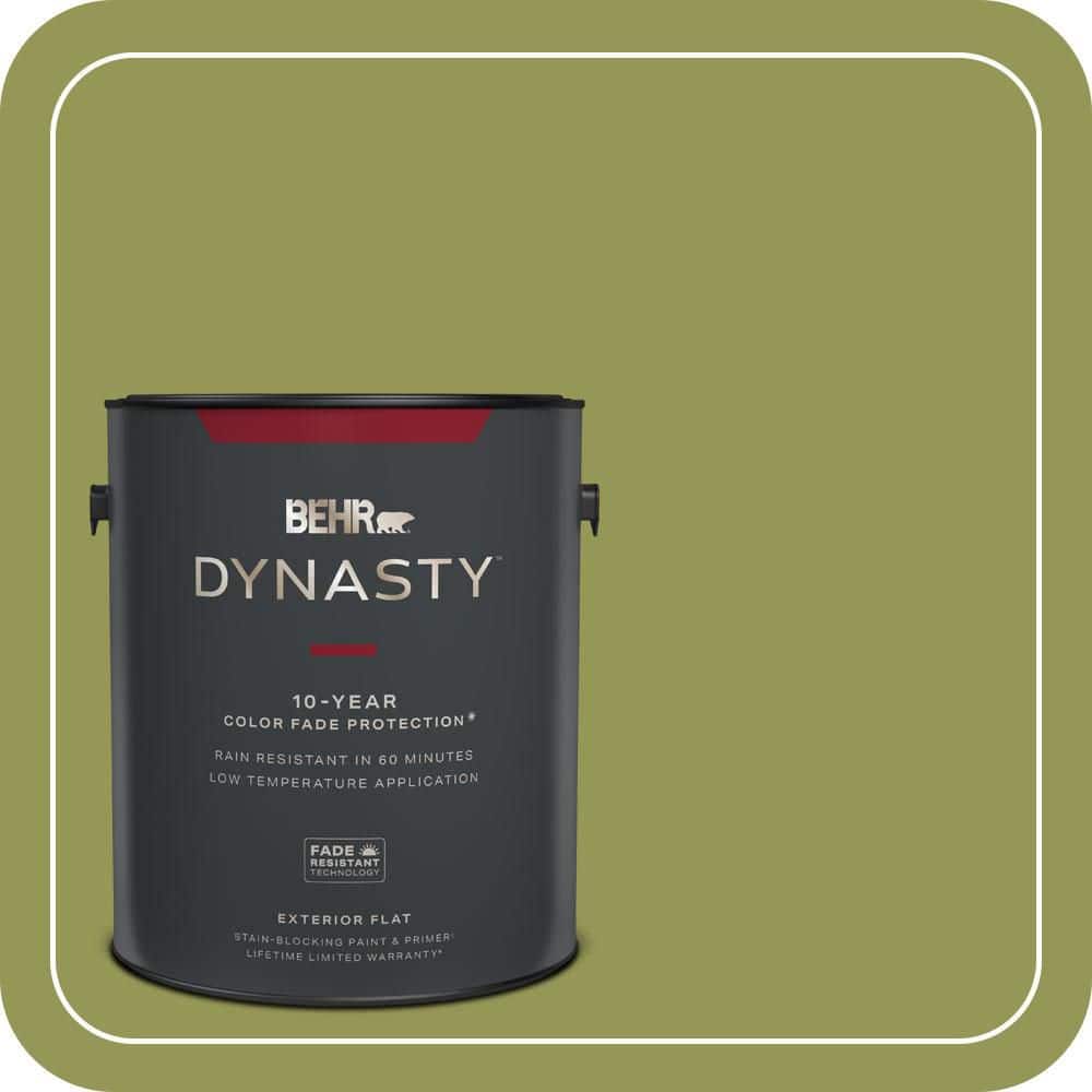 1 gal. #400D-6 Grape Leaves Flat Exterior Stain-Blocking Paint & Primer price history on PriceWatchPro
