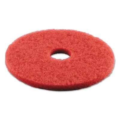 16 in. Dia Standard Buffing Red Floor Pad (Case of 5)