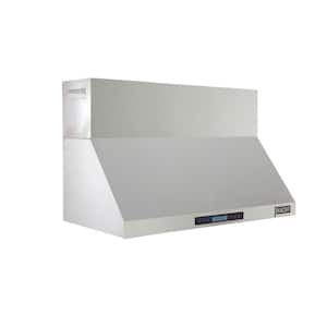 Professional 48 in. Wall Mounted Range Hood 1,200 CFM in Stainless Steel