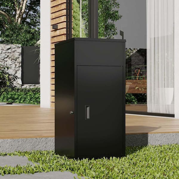 Package Delivery Box for Outside with Lock,Garden Stake
