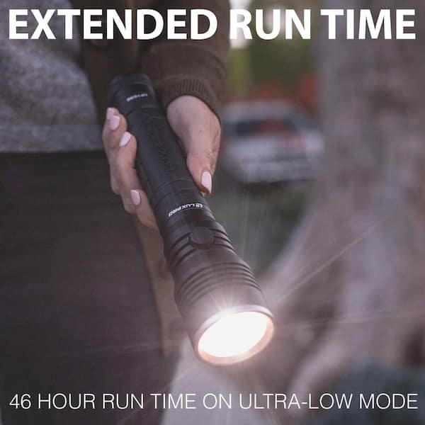 LUXPRO High Output 600 Lumens LED Handheld Flashlight with