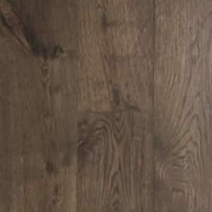 Take Home Sample - Woodlake Oak Brown 12 mm T x 7.48 in. W x 7 in. L Waterproof Laminate Wood Flooring