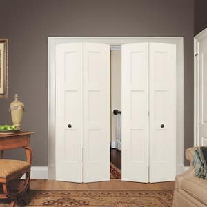 32 in. x 80 in. Birkdale Primed Smooth Hollow Core Molded Composite Interior Closet Bi-fold Door