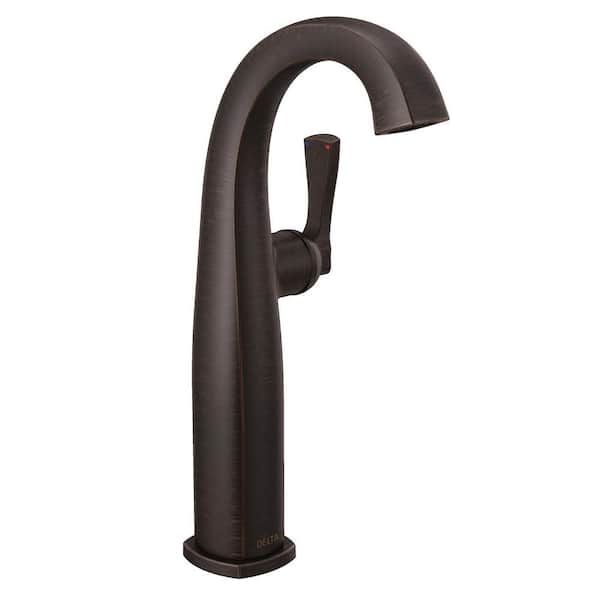 Delta Stryke Single Handle Vessel Sink Faucet in Venetian Bronze