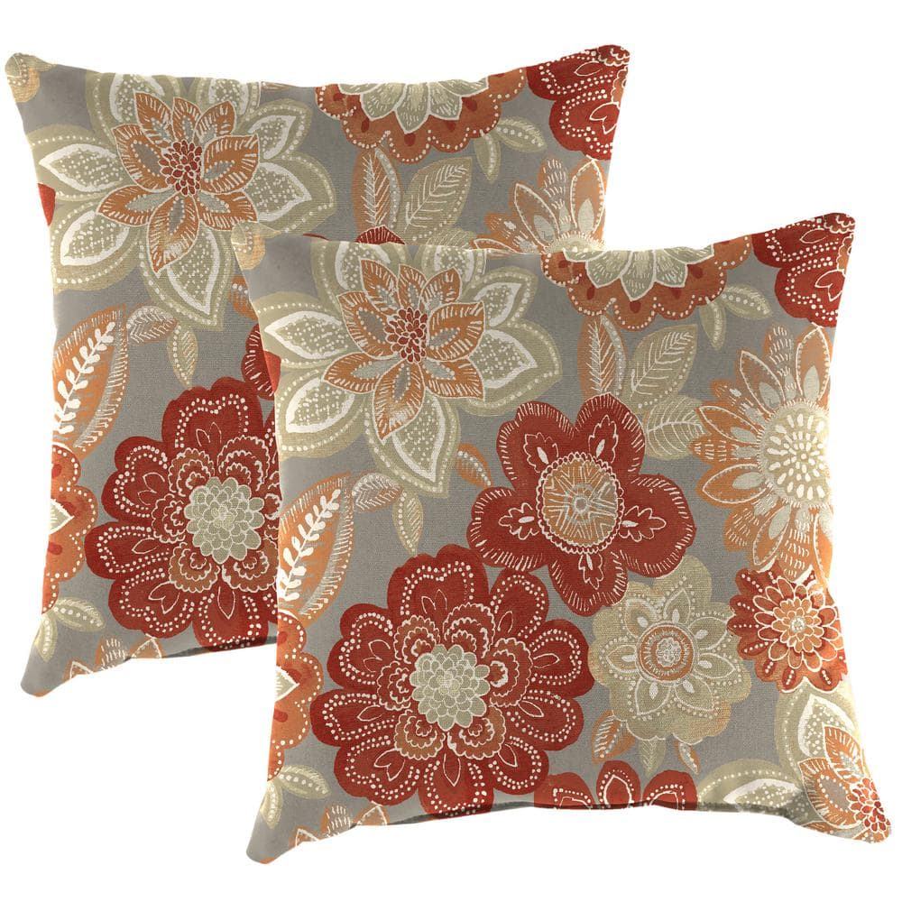 Jordan Manufacturing 16 in. L x 16 in. W x 4 in. T Outdoor Throw Pillow