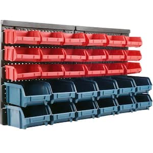 Stalwart 75-24BIN 24 Bin Parts Storage Rack Trays