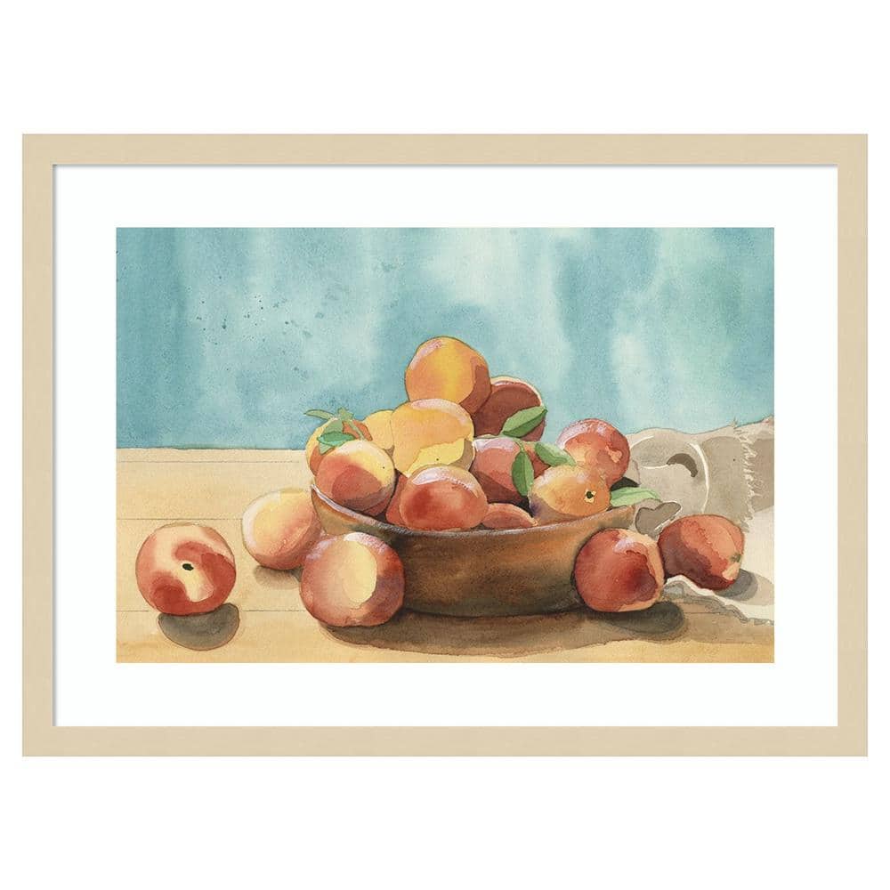 Summer Harvest Bowl I Svelte Natural Framed Wall Art Print