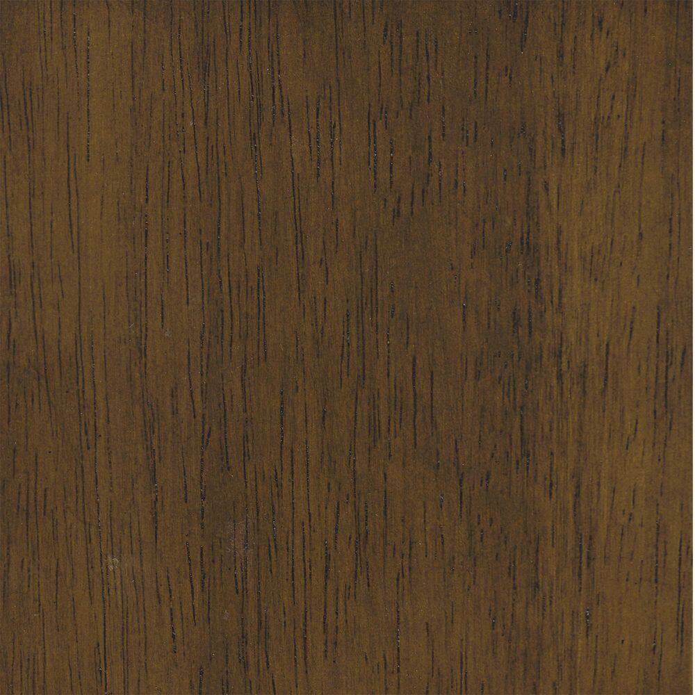 Light Brown Tufted Faux Leather Upholstered Bench
