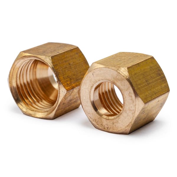 Pack of 25 New 1/4" Brass Compression Nut,BRASS COMPRESSION FITTING 