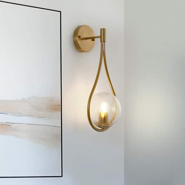 HI-GOLD - ys53 Chesennord 1-Light Gold Pendant Light Fixtures, 25.5