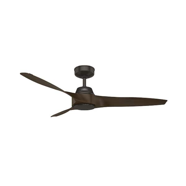 Hunter Mosley 52 in. Premier Bronze Indoor/Outdoor Ceiling Fan with Wall Control Included For Patios or Bedrooms