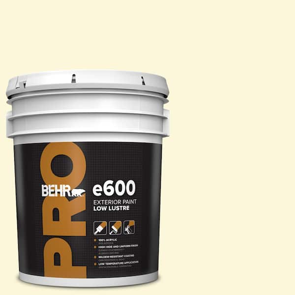 BEHR PRO 5 gal. #PPL-10 Warm Sun Low Luster Exterior Paint