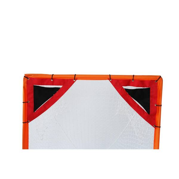 Trademark Innovations 18 in. Lacrosse Net Goal Shooting Corner Targets in Orange (2-Pack)