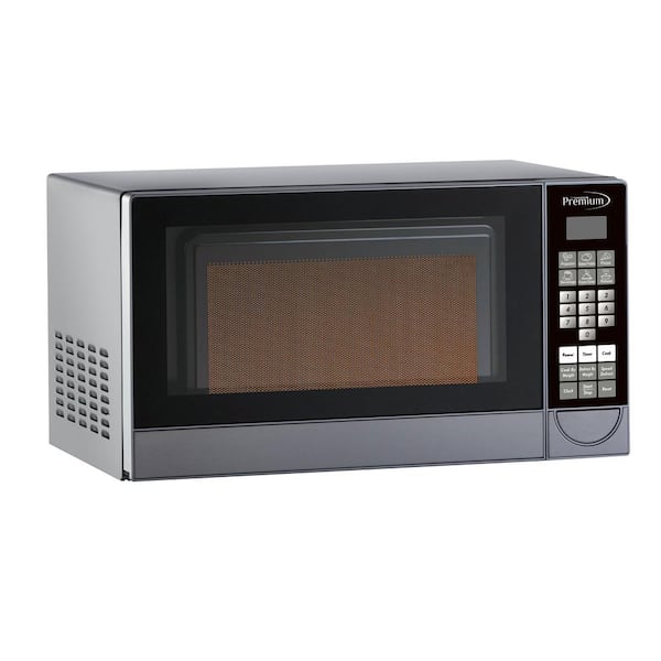 Premium LEVELLA 0.7 cu. ft. Counter Top Microwave Oven in Stainless Steel