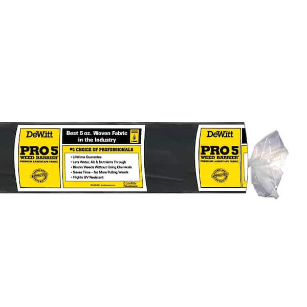 DeWitt P4 Pro 5 Commercial Landscape 4 ft. x 250 ft. 5 oz. Weed Barrier Fabric (2-Pack)