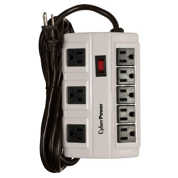CyberPower 10 ft. 8-Outlet 900J Metal Surge Protector