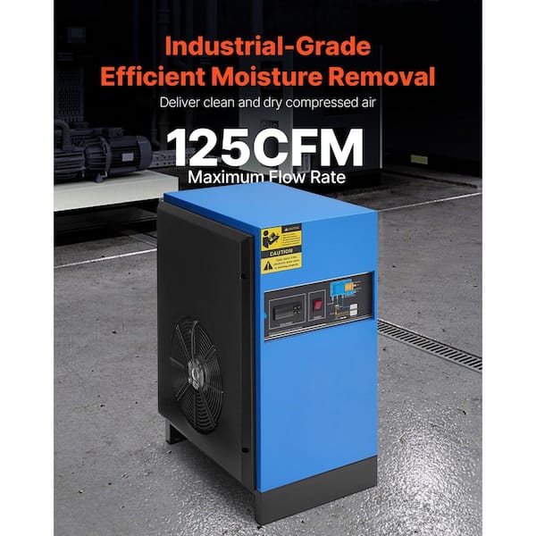 SKYSHALO Compressed Air Dryer, 125 CFM Refrigerated Electric Air