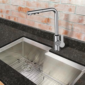 Sloane Single-Handle Pull-Down Sprayer Kitchen Faucet in Polished Chrome