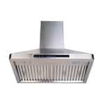 30 in. 600CFM Under the Cabinet Range Hood With Light in Stainless Steel