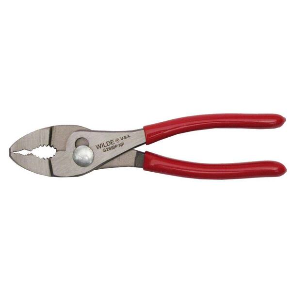 Wilde Tool 6-1/2 in. Bent Nose Slip Joint Pliers