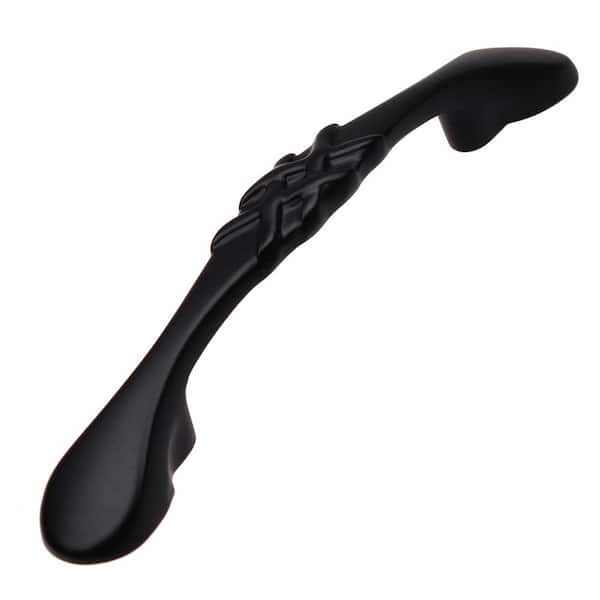 3 in. Matte Black Braided Cabinet Pulls (10-Pack)