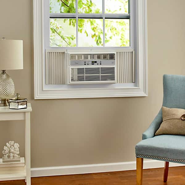 12000 BTUs 115-Volt Window Air Conditioner 550 sq. ft. with Remote in Gray