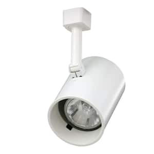 Trac-Lites White Flat-Back Cylinder Light